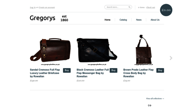 gregorysleather.co.uk