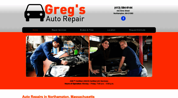 gregsautorepairnorthamptonma.com