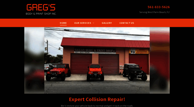 gregspaintandautobody.com