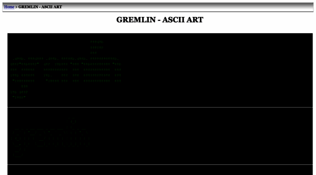 gremlin.ascii.uk