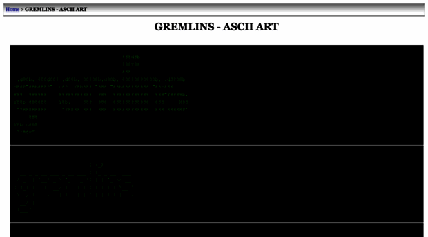 gremlins.ascii.uk