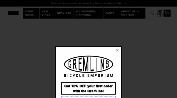 gremlinsbicycleemporium.com