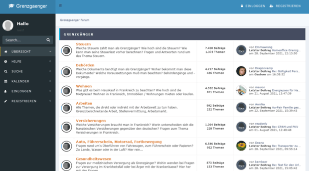 grenzgaenger-forum.de
