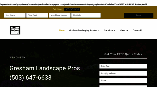 greshamlandscapepros.com