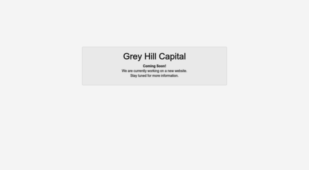 greyhillcapital.com