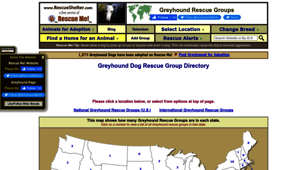 greyhound.rescueshelter.com