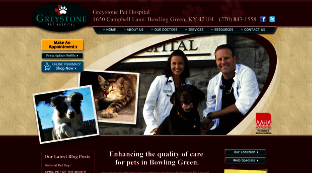 greystonepethospital.com