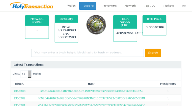 gridcoin.holytransaction.com