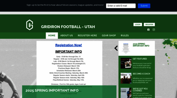 gridironutah.com