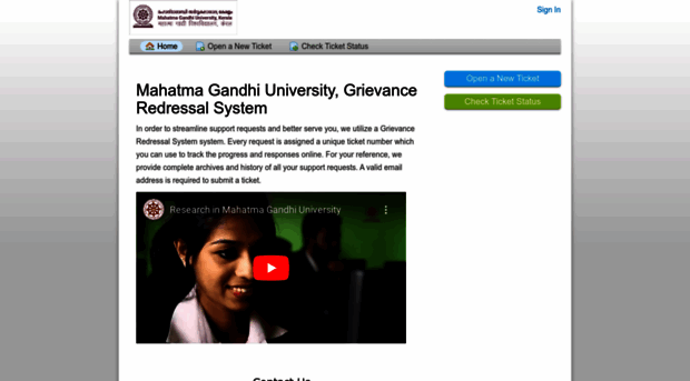 grievance.mgu.ac.in