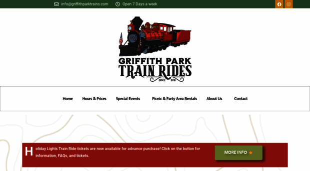 griffithparktrainrides.com