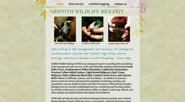 griffithwildlifebiology.com