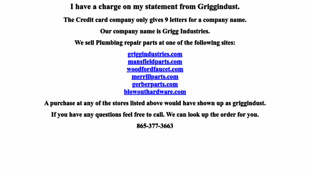 griggindust.com