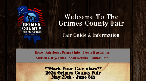 grimescountyfair.com