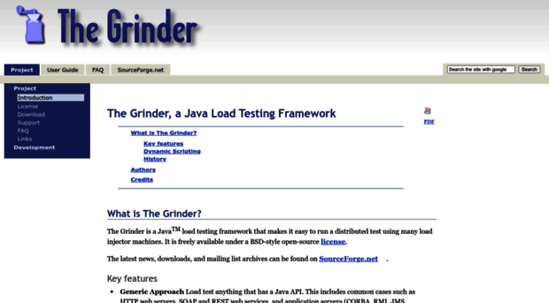 grinder.sourceforge.net