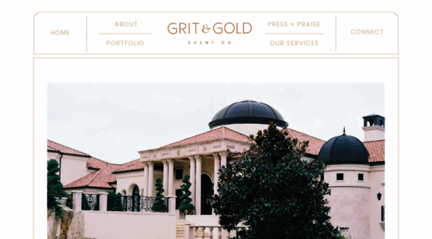 gritandgoldweddings.com