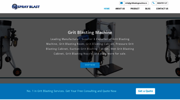 gritblastingmachine.in