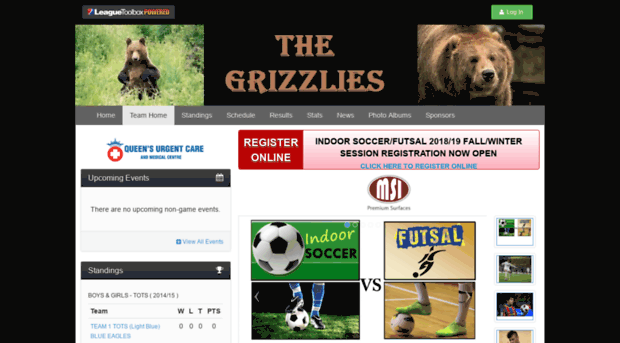 grizzlies.bramptonnorthsoccer.com