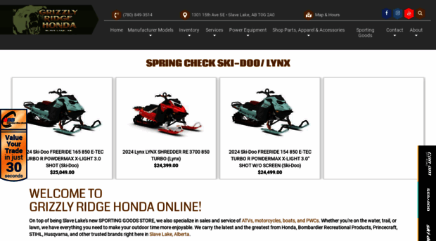 grizzlyridgehonda.com