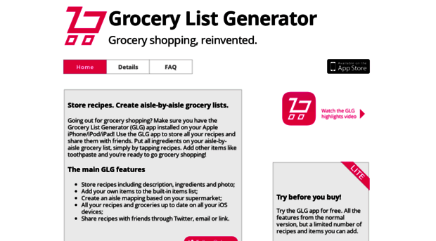 grocerylistgenerator.com