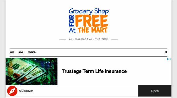 groceryshopforfreeatthemart.com