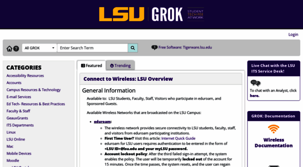 grok.lsu.edu