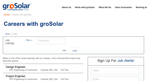 grosolar.applicantpro.com