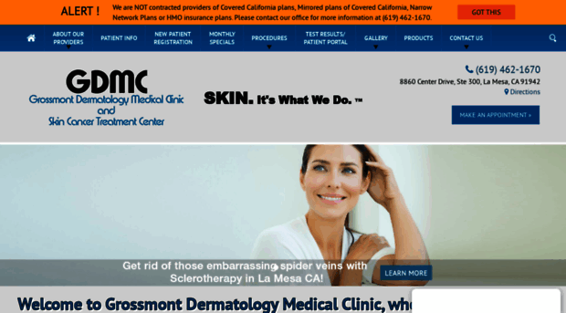 grossmontdermatology.com