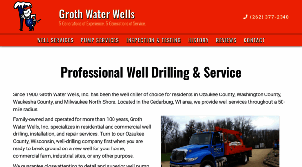 grothwaterwells.com