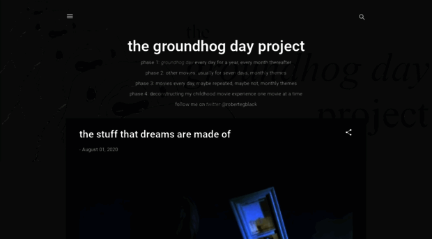 groundhogdayproject.com