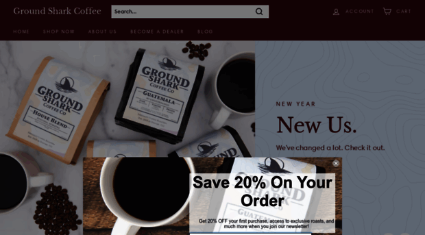 groundsharkcoffee.com