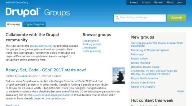 groups.drupal.org