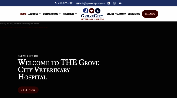 grovecityvet.com