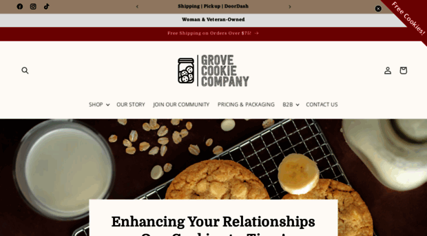 grovecookiecompany.com