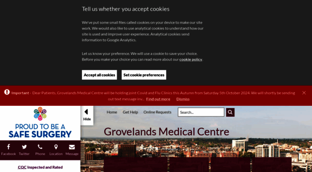 grovelandsmedicalcentre.co.uk