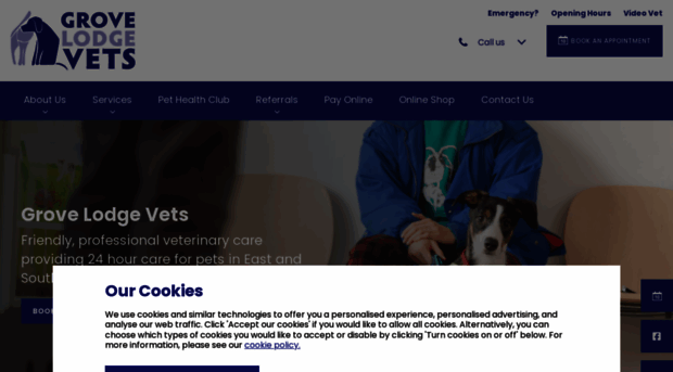 grovelodgevets.co.uk