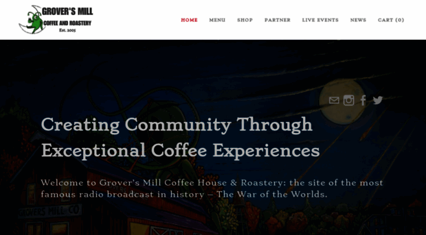 groversmillcoffee.com