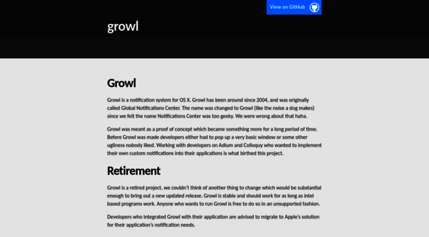 growl.info