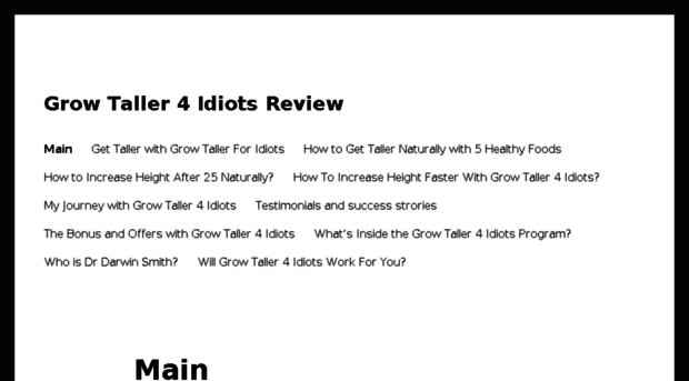 growtaller4idiotstoday.com