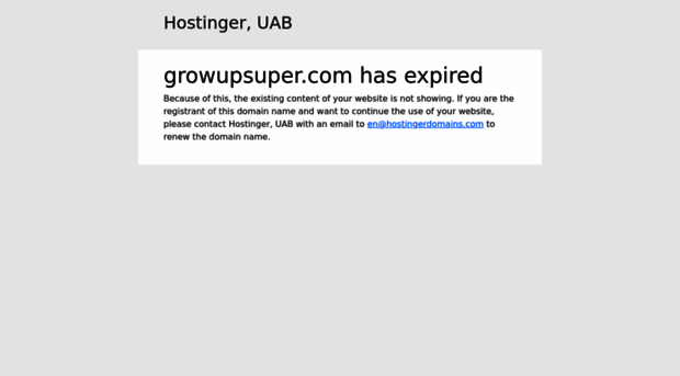 growupsuper.com