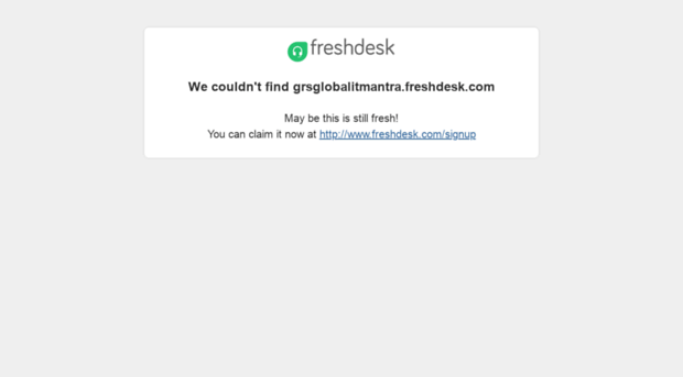 grsglobalitmantra.freshdesk.com