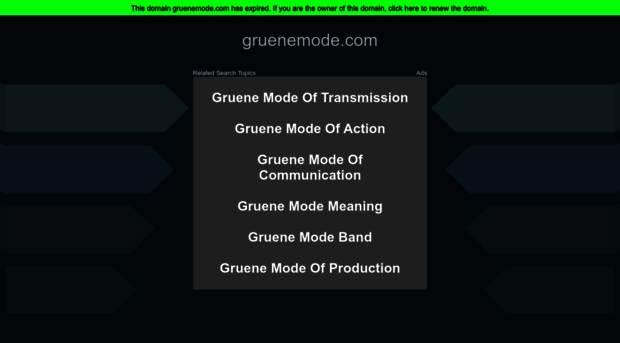 gruenemode.com