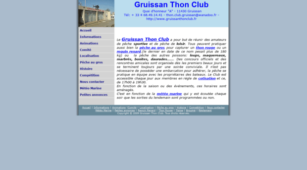 gruissanthonclub.fr