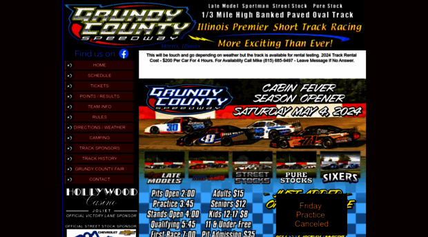 grundycountyspeedwayonline.com