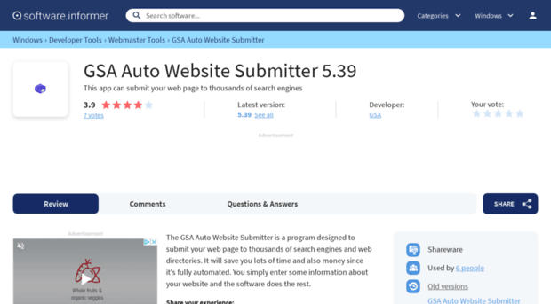 gsa-auto-website-submitter.software.informer.com