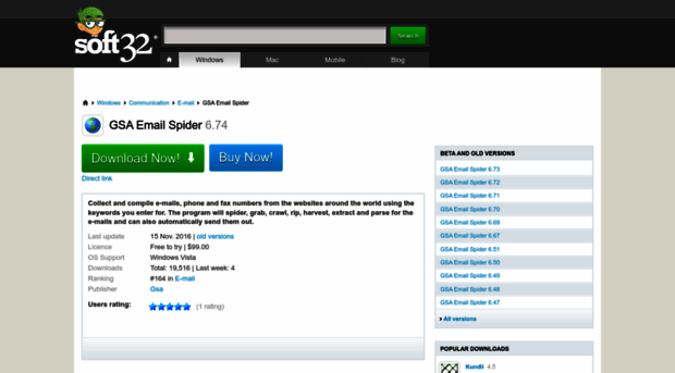 gsa-email-spider.soft32.com