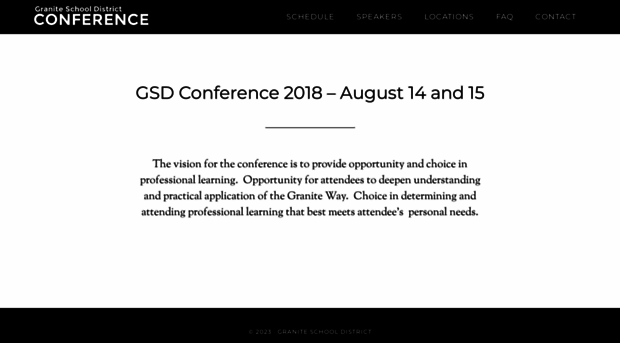 gsdconference.org