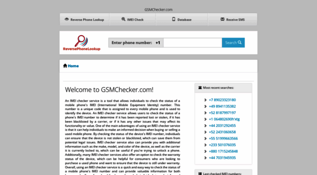 gsmchecker.com