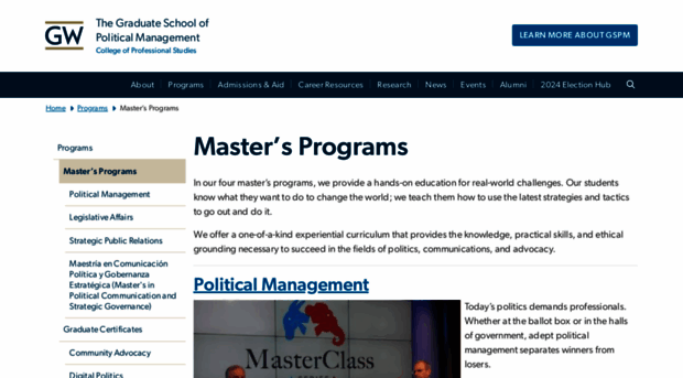 gspm.online.gwu.edu