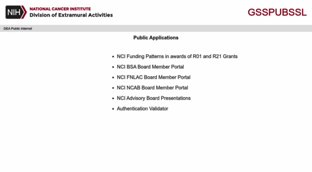 gsspubssl.nci.nih.gov